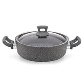 MEGA SHALLOW CASSEROLE/GRANITE,DIM:40 CM - Mabrook Hotel Supplies
